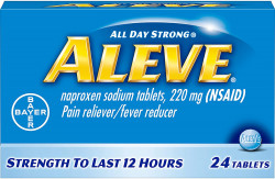 Aleve Pain Reliever/Fever Reducer Tablets, 24 Ea