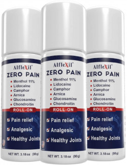 ALFLEXIL Pain Relief Roll-On Cooling Gel For Pain Relief, Muscle Aches, Arthritis, And Joint Support - 3.18 Oz