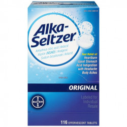Alka-seltzer 116 count