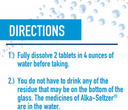 Alka-Seltzer Original Effervescent Tablets - Fast Relief of Heartburn, Upset Stomach, Acid Indigestion with Headache and Body Aches - 72 Count