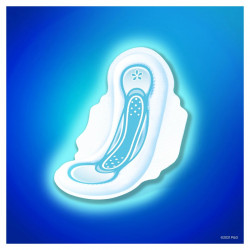 Always Maxi Size 1 Regular Pads with Wings, Unscented