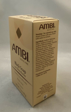 Ambi Skincare Black Soap with Shea Butter To Clean & Nourishe Skin 3.50 oz