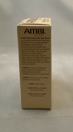 Ambi Skincare Black Soap with Shea Butter To Clean & Nourishe Skin 3.50 oz
