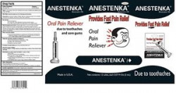 Anestenka Liquid Oral Pain Reliever Due to Toothaches or Sore Gums