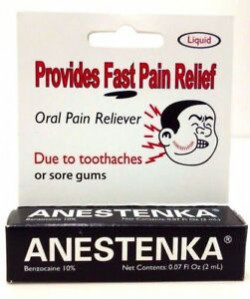Anestenka Liquid Oral Pain Reliever Due To Toothaches Or Sore Gums