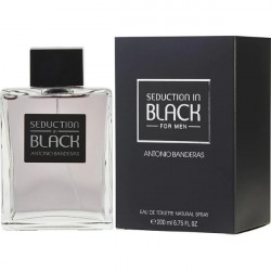 Antonio Banderas Seduction In Black For Men Eau De Toilette 6.75 Oz 200 Ml