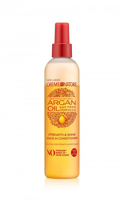Argan Oil Leave In Conditioner By Creme Of Nature, Detangling And Conditioning Formula For Normal Hair 8.45 Fl Oz
