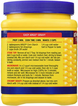 Argo Gluten Free Pure Corn Starch, 16 Oz Jar Pack of 02