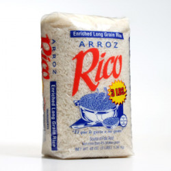 Arroz Rico Enriched Long Grain Rice 3 Lbs