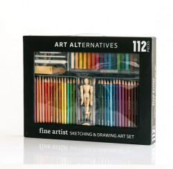 Art Alternatives, Sketching & Drawing Art Set, Fine Artist, 112 Pieces