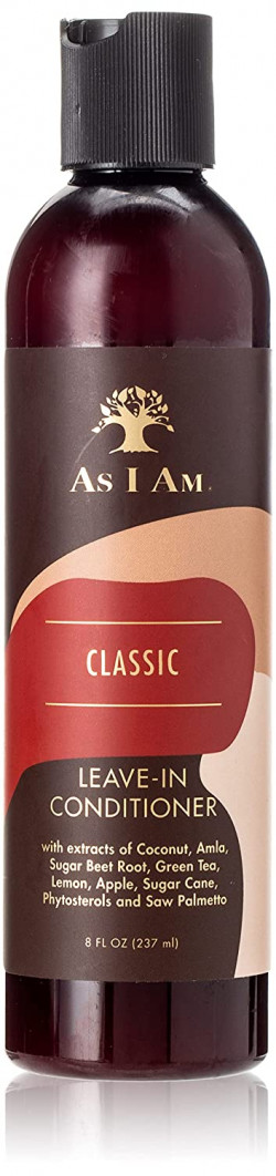 As I Am Leave In Conditioner - 8 Ounce - Conditions And Softens Curls & Coils - Moisturizes And Strengthens Hair - Prevents Tangles - Eases Wet Combing - Seals Cuticles