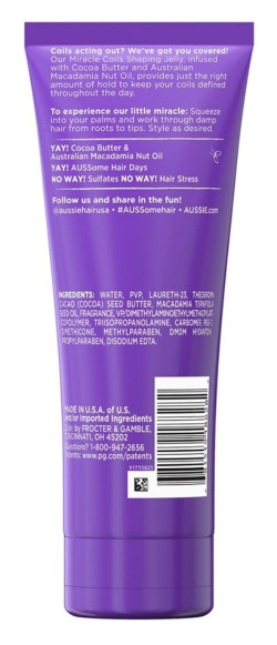 Aussie Miracle Coils Shaping Jelly 6.8 Ounce Tube