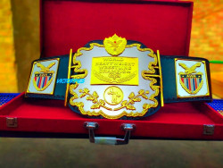 AWA World Heavyweight Wrestling Title Championship Belt Deep Etching 5MM NEW