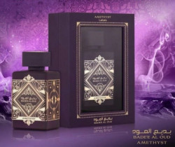Badee Al Oud Amethyst Eau De Parfum Spray By Lattafa 3.4 Oz