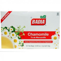 Badia Chamomile Tea| 25 Tea Bags