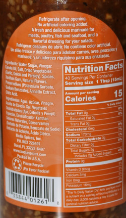 Badia Sazon Tropical with Culantro and Achiote Marinade 20 oz