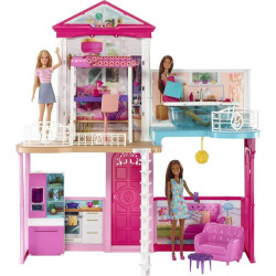 Barbie Dollhouse and Furniture Doll Playset