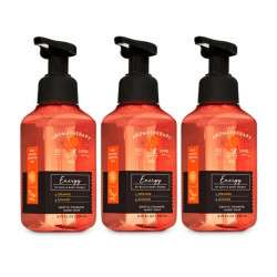 Bath & Body Works Hand Soap Foam Aromatherapy Energy 8.75 Oz 259 Ml "3-PACK