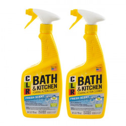 Bath & Kitchen Foaming Action Cleaner Fresh Scent 26 Oz By CLR "2-PACK