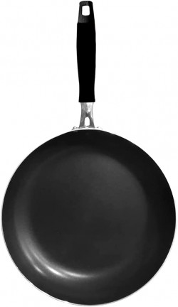 Bene Casa - Aluminum Non-stick Frying Pan With Cool Touch Handle (10" Diameter) - Stackable For Simple Storage - Dishwasher Safe