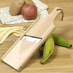 Bene Casa Wooden Adjustable Plantain Slicer