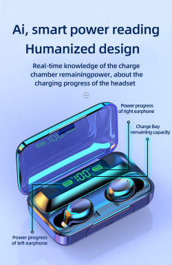 F9-5 TWS 5.0 Wireless Earbuds Bluetooth Headphones