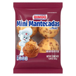 Bimbo Mantecadas Vanilla Pecan Mini Muffins