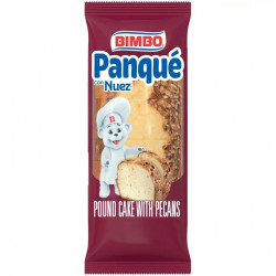 Bimbo Panqué Con Nuez Pound Cake With Pecans, No High Fructose Corn Syrup, 9 Ounces