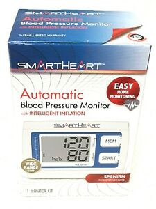 Blood Pressure Monitor by Smart Heart, Arm Monitor, Model # 01-539