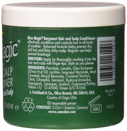 Blue Magic Acondicionador, cabello y cuero cabelludo, bergamota, 12 onzas