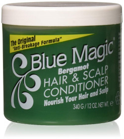 Blue Magic Acondicionador, Cabello Y Cuero Cabelludo, Bergamota, 12 Onzas