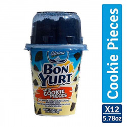 BON YURT ALPINA Flip Yogurt with Cookies Pieces Cups