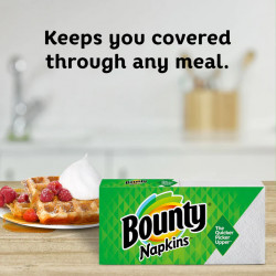 Bounty Everyday Paper Napkins, White, 400 Count Napkins