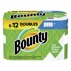 Bounty Everyday Paper Napkins, White Print, 200 Count x 2 = 400 count (Pack of 2)