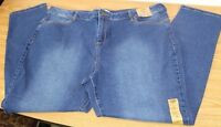 Brand New Plus Size Denim Toxica Skinny Blue Jeans, Women's
