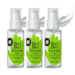 Bye! Bye! Germs OMG! Hand Sanitizer Gel 50ml 1.7 Oz "3-PACK"