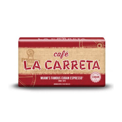 Café La Carreta Cuban Espresso Coffee 10 Oz Brick