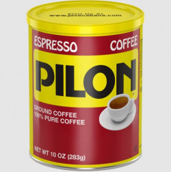 Cafe Pilon Arabica Blend Ground Espresso Coffee 10 Oz
