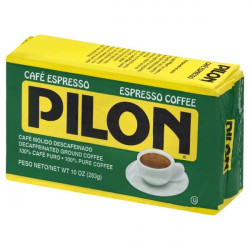 Cafe Pilon Decaffeinated Espresso Ground Coffee, 10 oz