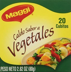 Caldo Sabor A Vegetales By Maggi 20 Cubitos