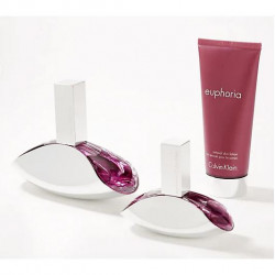 Calvin Klein Euphoria 3PC Gift Set Eau De Parfum 3.4 Oz Women
