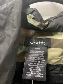 Camouflage Hoodie Jacket- M