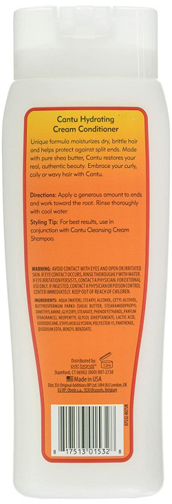 Cantu Hydrating Cream Conditioner with Shea Butter for Natural Hair, 13.5 fl oz