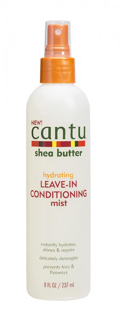 Cantu Hydrating Leave In Conditioning Mist With Shea Butter, 8 Fl Oz