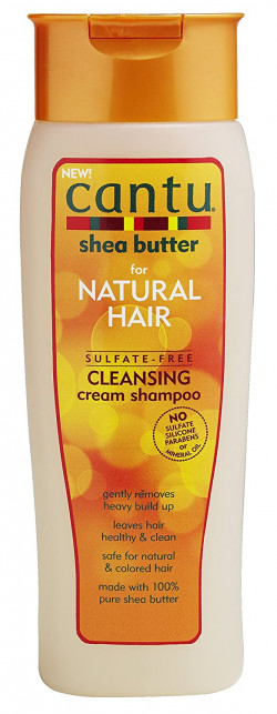 Cantu Sulfate-Free Cleansing Cream Shampoo With Shea Butter For Natural Hair, 13.5 Fl Oz