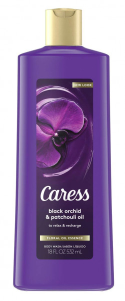 Caress Body Wash 18 Ounce Black Orchid & Patchouli (532ml)