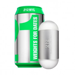 Carolina Herrera 212 Nyc Collector Edition Weights For Dates EDT 3.4 Oz 100 Ml