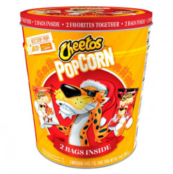 Cheetos Popcorn Tin, Flamin’ Hot And Cheddar
