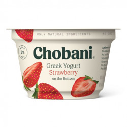 Chobani Non-Fat Greek Yogurt,on The Bottom 5.3 Oz