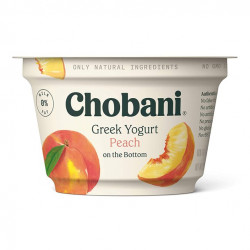 Chobani Non-Fat Greek Yogurt,on the Bottom 5.3 oz